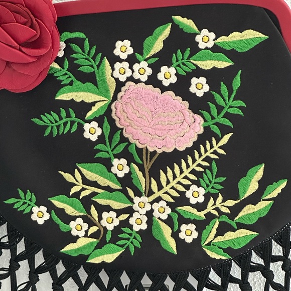 Moschino vintage fringes bag excellent condition embroidery & leather to die4🔝 - Picture 10 of 10